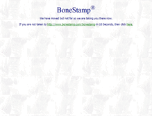 Tablet Screenshot of bonestamp.com